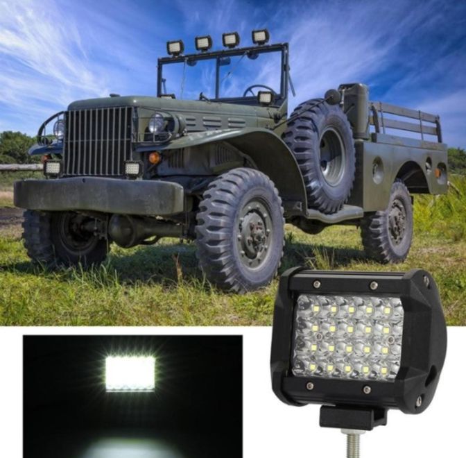 ไฟ-led-led-spot-beam-us-ไฟสปอร์ตไลท์รถยนต์-ไฟหน้ารถ-ไฟช่วยตัดหมอก-ของแท้สมราคา