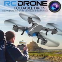 โดรนบังคับ โดรนติดกล้อง RC Drone Foldable Aircraft Helicopter Selfie Drone ขนาดเล็ก พับขาได้ ดูภาพสดผ่านมือถือ กล้องชัด 2 ล้าน Pixel