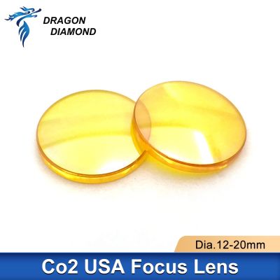 Laser Focus Lens USA CVD ZnSe Diameter 12/15/18/19.05/20mm FL38.1/50.8/63.5/76.2/101.6/127mm for Co2 Engraver Machine