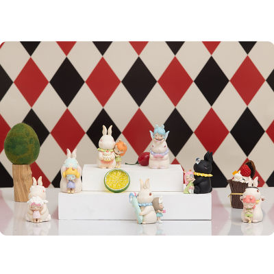 Kemelife White Night Fairy Tale Tifan Rabbit Breakfast Blind Box Mistery Box Caixa Misteriosa Home Ornaments Girls Birthday Gift