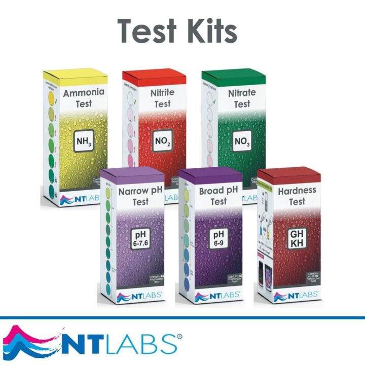NTLABS Aquarium Water Test Kit Ammonia / GH / NO3 / NO2 / PH / KH Lazada