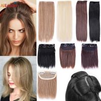 Thick Hairpieces Clip In Hair Extensions Synthetic Invisible Seamless Hair Pads Volume 2 Clips Hair Topper For Thinning Hair Wig  Hair Extensions  Pad