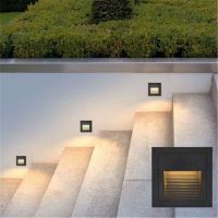 IP65 Waterproof Wall Light Underground Led Step Stair Lights Outdoor Footlight Recessed Corner wall Lamp exterior garden light