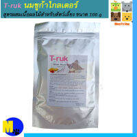 T-ruk นมชูก้าไกลเดอร์ สูตรผสมเนื้อผลไม้ ขนาด 100 g ราคา 150 บ.