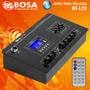 Amply phân tần Bosa BT120 remote Bluetooth bảo hành 12 tháng