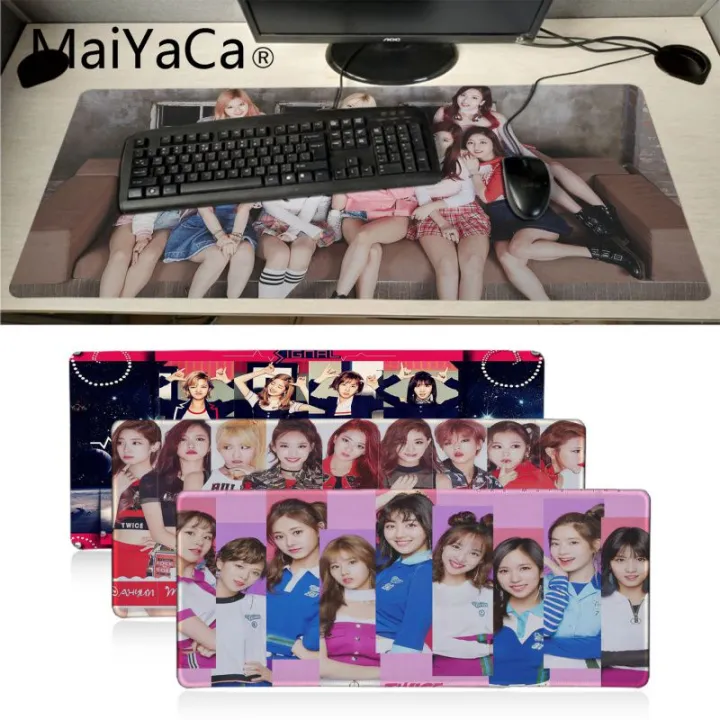 Twice Mina Momo Kpop Comfort Mouse Mat Gaming Mousepad Speed Keyboard Twice mina momo kpop comfort mouse mat gaming mousepad speed keyboard