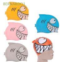 【health】 BERNARDO1 Shark Swimming Caps Cute Stretchable Swim Equipment Turban Waterproof Children High Elastic Diving Hat