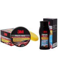 3M 8889LT &amp;  Paste Wax 39526LT ผลิตภัณฑ์เคลือบกระจกป้องกันน้ำเกาะ+ขี้ผึ้งเคลือบเงาสีรถ