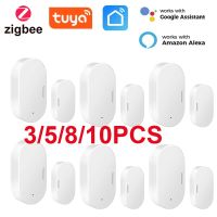 【hot】۩☾  Tuya Zigbee Door Window Sensor Open/Closed Detectors Security Alarm System App