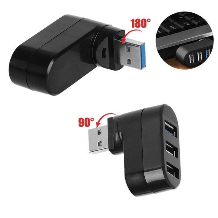 fast-delivery-jhwvulk-3ฮับ-usb-พอร์ต2-0-3-0-splitter-ความเร็วสูง-usb-ตัวแปลงหมุนได้ฮับ-usb-ชาร์จไฟได้มินิฮับสำหรับคอมพิวเตอร์ส่วนบุคคล-lapnotebook