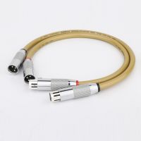 PAIR Van den Hul M.C D102MKIII hybrid HI-END Silver Plated XLR Balanced Cable HIFI XLR Male to Female Audio Cable