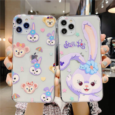 Case Phone เคสซิลิโคนลายกระต่าย สำหรับ iPhone11/11Pro 11pro Max X XR XS XS MAX 6 7 8 plus#211