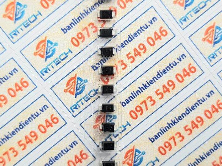 [Combo 20 con] FR107 (SMD) ký hiệu F7 Diode 1A/1000V SOD123 | Lazada.vn