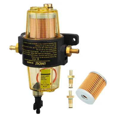 UF-10K Fuel Filter Fuel-Water Separator Assembly with Filter elements Fuel Filter Assembly for Yamaha Outboard Engine