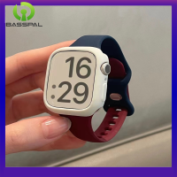 เบส2-In-1เซ็ทยางรัดบาง + เคสสำหรับ Apple Watch 40มม. 44มม. 6 5 4 SE2สายซิลิโคนสำหรับ I Watch 1 2 3 7 8 41/45มม. อัลตร้า49 38/42มม. คอเรีย