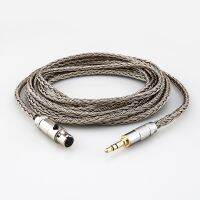 HiFi 8 Core Audio Headphone Upgraded cables 3.5mm stereo plug to mini XLR for AK G Q701  K240S  K271  K702  K141  K171  K712 Cables