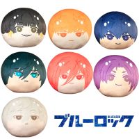 ล็อคสีฟ้าของเล่นตุ๊กตา BACHIRA MEGURU Isagi Yoichi Chigiri Hyoma Plushies สองด้านพิมพ์หมอนการ์ตูนเบาะหลังของขวัญ