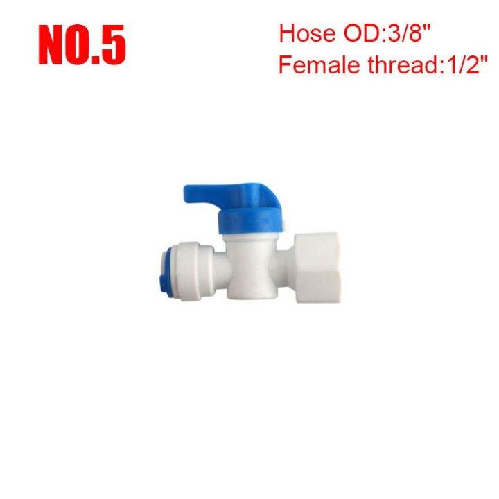 ro-water-straight-1-4-3-8-od-hose-quick-connection-control-fittings-plastic-water-ball-valve-reveser-osmosis-aquarium-fittings-plumbing-valves