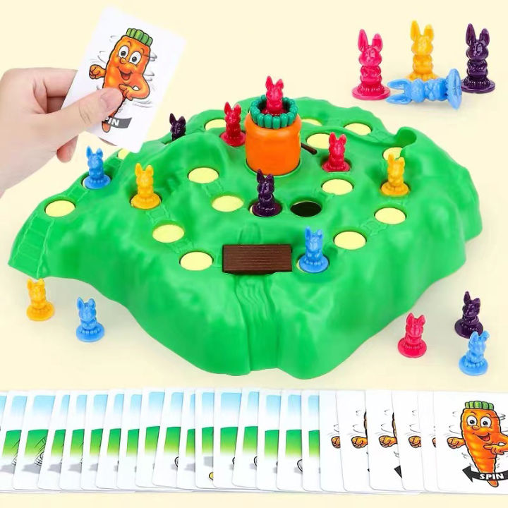 thetoys-ของเล่นเด็ก-เกมส์เศรษฐีกระต่าย-เกมส์ครอบครัว-family-game-เกมส์เสริมพัฒนาการเด็ก-กับดักกระต่าย-เกมส์กระดาน