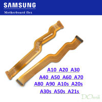 เมนบอร์ดบอร์ดหลักเชื่อมต่อสายเคเบิลยืดหยุ่นสำหรับ Samsung A10 A20 A30 A40 A50 A60 A70 A80 A90 A10s A20s A30s A50s A21s