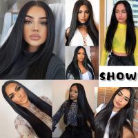 Long Straight Synthetic Wigs For Black Women Pink Blonde Highlight Cosplay Wigs Middle Part Natural Heat Resistant Fiber Wigs