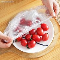 ☽™ 100PCS Reusable Food Cover Elastic Plastic Covers For Dishe Wrap Clings Film Dish Plate Fresh Keeping Bag Kitchen Refrigerator