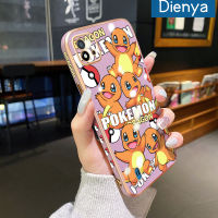 Dienya เคสสำหรับ Realme C20 C20A Narzo 50i C11การ์ตูน Pokemon ใหม่กรอบสี่เหลี่ยมเคลือบพื้นผิวปลอกซิลิกาเจลนิ่มกันกระแทกเคสมือถือทั้งหมดรวมเลนส์กล้องถ่ายรูปฝาครอบป้องกัน