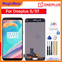 MagicMeta จอ LCD แบบดั้งเดิมสำหรับ Oneplus 5/5T แสดงผลหน้าจอสัมผัส Digitizer อะไหล่ประกอบหน้าจอจอแสดงผล TFT LCD