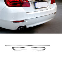 อะไหล่รถยนต์สำหรับ BMW 5 Series F10 14-2016 3ชิ้นโครงกันชนฝาครอบตกแต่งรถยนต์ Bemper Belakang + หลังไฟตัดหมอกขอบหลังตกแต่ง87Tixgportz