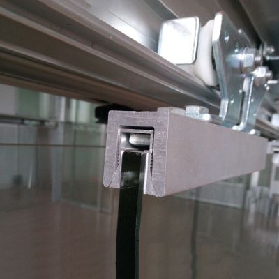 Automatic Operator Sliding Door Clamp Hanging Clip Glass Track SensorsHardware Repair Part