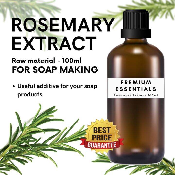 【READY STOCK】 ☼Rosemary Extract (100ml) For Soap Making and Cosmetic