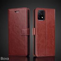 Vivo iQOO U3 U3x card holder cover case Pu leather Flip Cover for Vivo Y52s 5G Retro wallet phone bag fitted case business