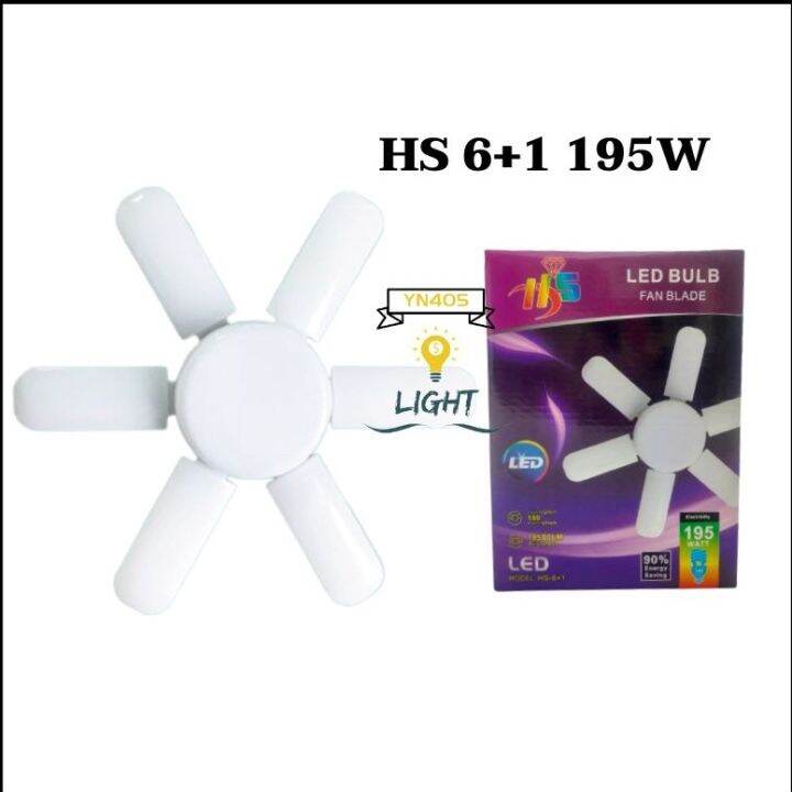 หลอดไฟ-led-ทรงใบพัด-พับเก็บได้-125w-ปรับมุมโคมไฟได้-ประหยัดพลังงานไฟ