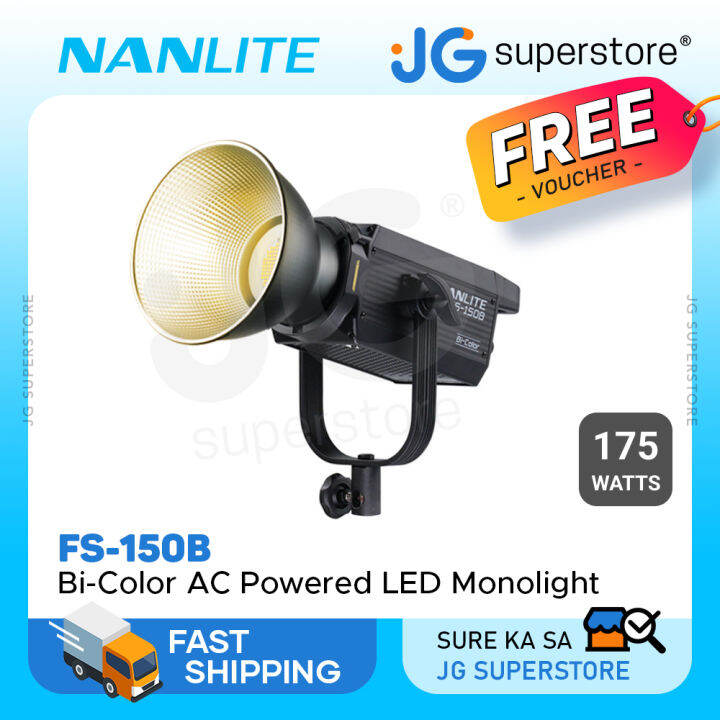 NANLITE FS-150B 175W Bi-Color AC Powered LED Monolight with