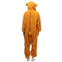 Adults Polar Fleece Kigurumi Rilakkuma Cosplay Costume Animal Onesies Pajamas Halloween Carnival Masquerade Party Jumpsuit