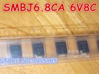 50ชิ้น/ล็อต Smbjsmbj6.8ca 6.8V 6v8c สองทาง Smd Tvs ไดโอด Do-214aa 6v8c ซิลค์สกรีน P6ke6.8ca