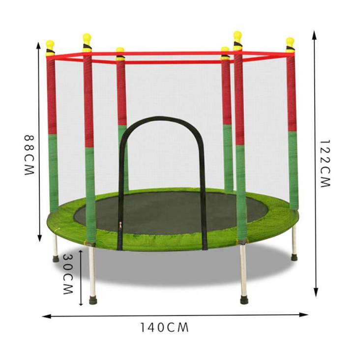trampoline-แทรมโพลีน-แทมโพลีน-เตียงกระโดด-แทรมโพลีนกระโดดเล่น-ขนาด-140cm-x-122cm-เตียงกระโดด-สปริงบอร์ด