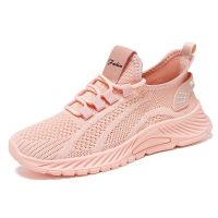 New Running Shoes Ladies Breathable Sneakers Summer Light Mesh Air Cushion Womens Sports Shoes Outdoor Lace Up Training Shoes