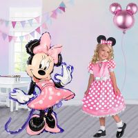 Disney Minnie Mouse Party Decorations Mickey Mouse Foil Ballons Baby Shower Birthday Party Decorations Kids Girl Gift Globos Balloons