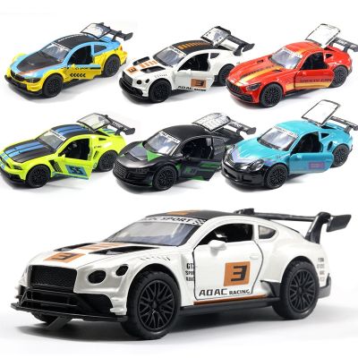 1:36 Diecast Alloy Car Model Metal Pull Back Simulation Car Toy Boy Sports Car Ornament with to Open the Door gift car toy