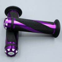 Purple Stripe 7/8inch Motorcycle Handlebar Hand Grip