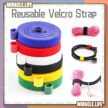 Velcro Cable Straps Multifunctional Nylon Fastening Strap Tape Wire  Organizer Cord Management Strap Tool for Fishing