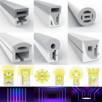 WS2812B WS2811 RGBW LED Neon Rope Tube Silicone Gel Flexible Strip Light Soft Lamp Tube  IP67 Waterproof For Decoration