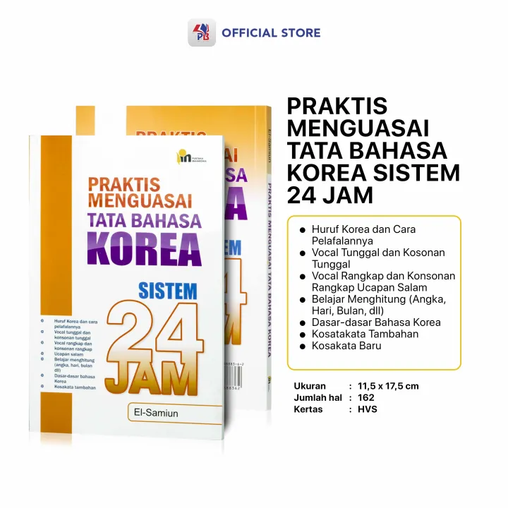 Buku Praktis Menguasai Tata Bahasa Korea Sistem 24 Jam Lazada Indonesia