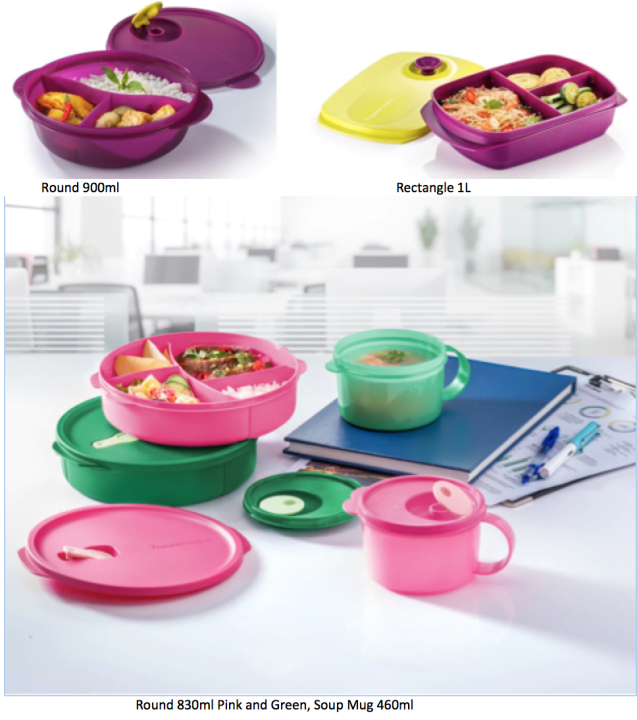 Tupperware Soup Box Green