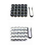 【JH】17mm 20Pcs/lot Wheel Lug Bolt Center Nut Covers Caps for Skoda Octavia A5 A7 1 Rapid Fabia Yeti Superb Accessories