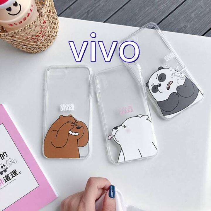 เคส-vivo-y11-v19-v17-y19-y17-y15-y12-s1-y91-y91i-y93-y95-v15-v11-v11i-v9-cartoon-cute-bear-soft-case-857