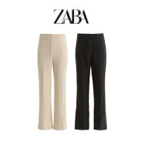 European and American style new summer womens clothing Hyunas same hot girl slit straight pants casual suit trousers