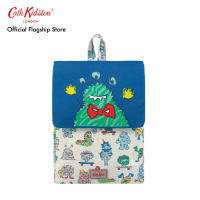 Cath Kidston Screen Printed Medium Backpack Plain with Placement Print กระเป๋า กระเป๋าสะพาย กระเป๋าสะพายหลัง กระเป๋าเป้ กระเป๋าแคทคิดสตัน