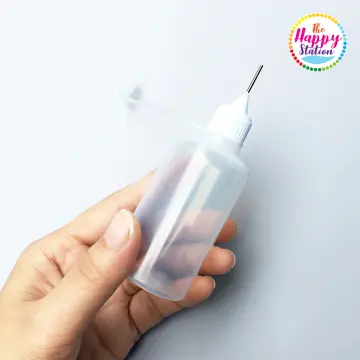 5PC 15ml/30ml Plastic Bottle Glue Applicator For Scrapbooking Paper Craft Quilling  Glue Applicator Needle Squeeze